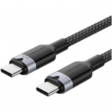 Кабель Type C - Type C 2m Vention TRIBH 5A, PD240W Черный