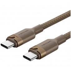 Кабель Type C - Type C 2m Vention TRIJH 5A, PD240W Бронза