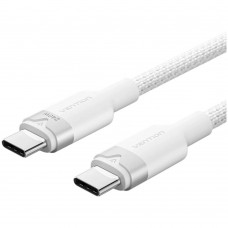 Кабель Type C - Type C 2m Vention TRIWH 5A, PD240W Белый
