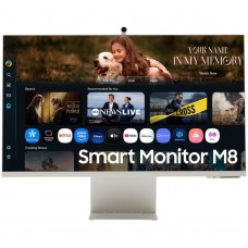 Монитор ЖК Samsung Smart monitor M8 S32FM803UIXCI 32" White 4ms HDMI, USB Type-C