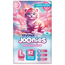 Joonies Трусики Marshmallow, L (9-14 кг.), 42 шт. (2 упаковки)