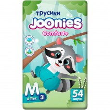 Joonies Трусики Comfort+, M (6-11 кг.), 54 шт. (2 упаковки)