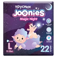 Joonies Трусики Magic Night, L (9-14 кг.), 22 шт. (2 упаковки)
