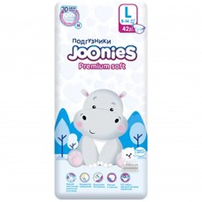 Joonies Подгузники Premium Soft, L (9-14 кг.), 42 шт. (2 упаковки)