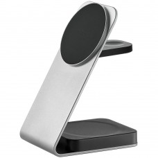 Беспроводная зарядная панель uBear Level Ultra 3 в 1 Для IPhone, Apple Watch, Airpods, Qi2 25W Grey