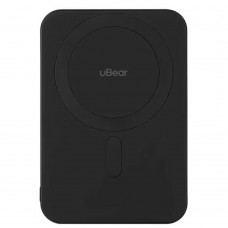 Внешний аккумулятор uBear Accent Magnetic Power bank MagSafe Qi2 5000mAh черный