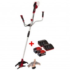 Триммер аккумуляторная Einhell PXC AGILLO 36/255, 2х18В,BL,нож+леска,вел.рукоятка +2акк.5.2Ач+ЗУ 2х3А 3411320SET