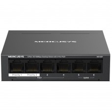 Коммутатор Mercusys MS106P 6 ports 4 ports PoE+ 10/100Mbps неуправляемый