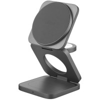 Беспроводная зарядная панель uBear Balance Slim 3 в 1 Для IPhone, Apple Watch, Airpods, Qi2.2 35W Grey