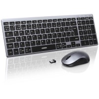 Комплект проводной Ugreen MK552 (85513RU) Wireless Black\Grey