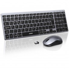 Комплект проводной Ugreen MK552 (85513RU) Wireless Black\Grey