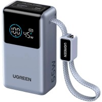 Внешний аккумулятор Ugreen PB727 (75701B) 10000mAh 55W серый
