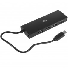 Концентратор Type-C Digma HUB-4U2.0-UC-B черный