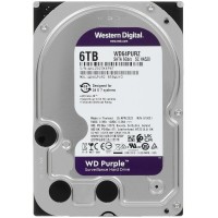 Жесткий диск 3.5" SATA3 6Тб WD Purple 5400rpm 256mb ( WD64PURZ ) RECERTIFIED