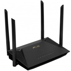 Беспроводной маршрутизатор ASUS RT-AX1800U, 802.11ax, 1775Мбит/с, 2,4 ГГц и 5ГГц, 3хLAN, 1хWAN, USB Type-A