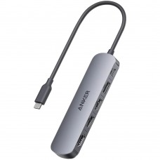 Концентратор USB Type C Hub Anker 332 A8357HA0 (5-in-1 4К HDMI)