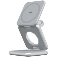 Беспроводная зарядная панель Magssory Fold Pro WCH063 Qi2 Silver