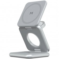 Беспроводная зарядная панель Magssory Fold Pro WCH063 Qi2 Silver