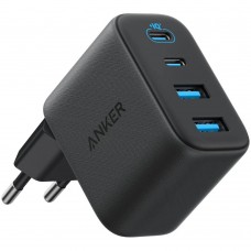 Зарядное устройство сетевое Anker Zolo A121E 50W 2xUSB + 2xUSB-C черное