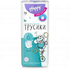 bella baby Happy Трусики Pants 6, 16+ кг. (36 шт.)