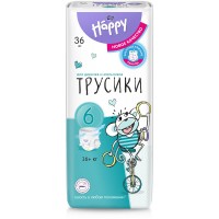bella baby Happy Трусики Pants 6, 16+ кг., 36 шт. (5 упаковок)