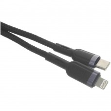 Кабель Type C - Lightning Hoco U117 IP 1.2м черный
