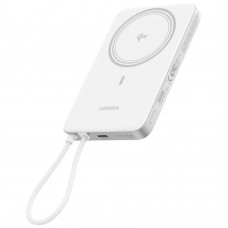 Внешний аккумулятор Ugreen PB570 (75983B) MagFlow Air Ultra-Slim Magnetic 10000mAh 30W белый