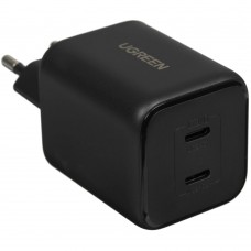 Зарядное устройство сетевое Ugreen X526 (65058) 45W 2xType C, черный